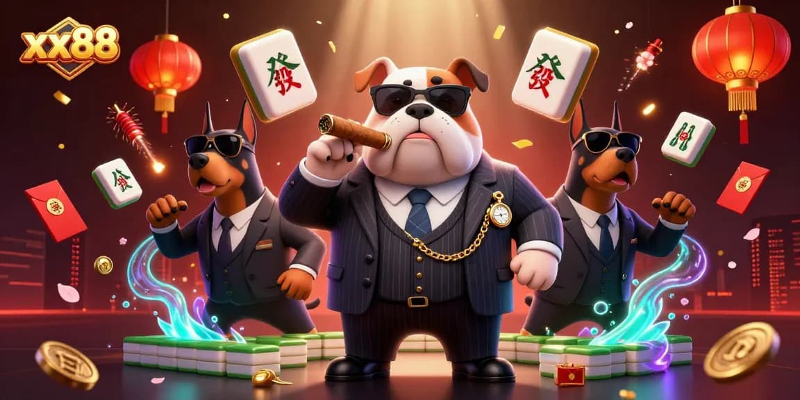 Experience xx88 online gaming with dynamic characters, vibrant colors, and casino-themed elements.