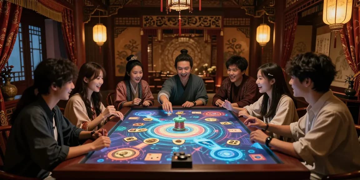 Engaging group of friends enjoying rokok88 adventure in an immersive gaming setting