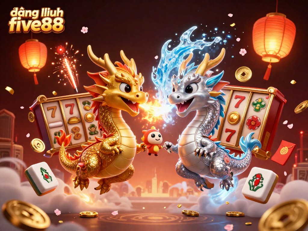 Engage with the excitement of đăng nhập five88 as dragons soar amidst casino elements and jackpot dreams.