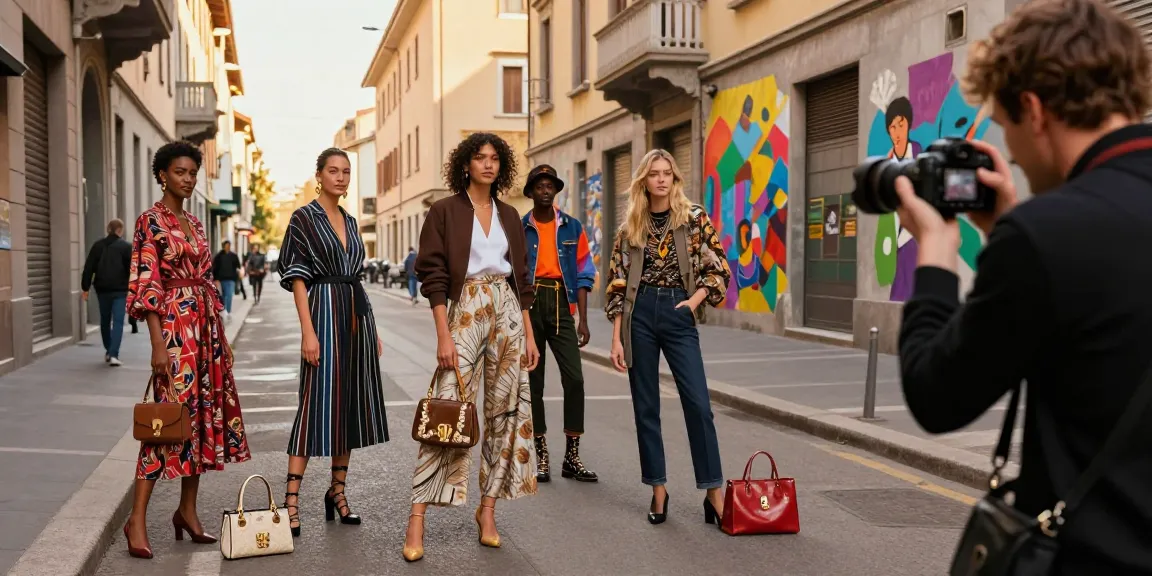Servizio fotografico di moda professionale che mette in risalto i servizi fotografici moda Milano con un modello elegante in un contesto urbano.