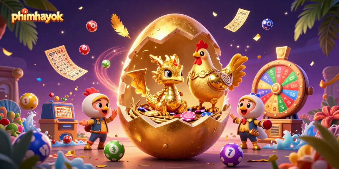 Engage with the exciting world of gambling at phimhayok, featuring vibrant dragon illustrations and dynamic lottery elements.