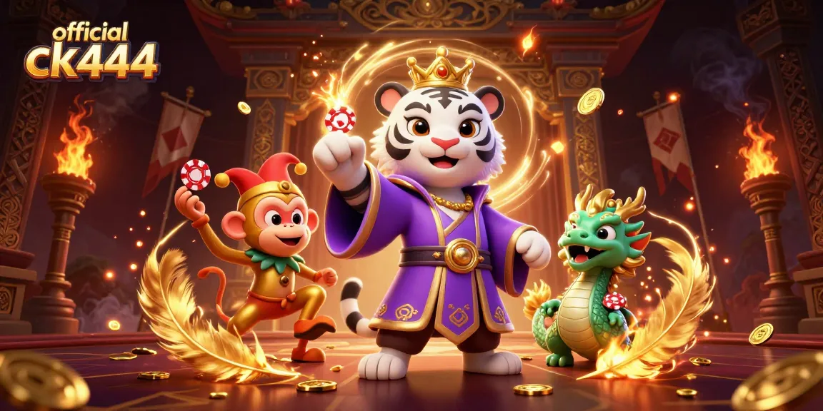 Engage with thrilling games on the official ck444 casino featuring vibrant characters and dynamic casino elements.