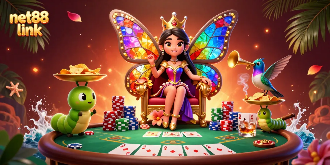 Experience the excitement at net88 link with vibrant casino elements and dynamic characters.